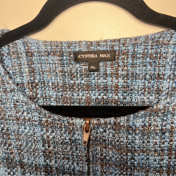 Cynthia Max Size XL tweed blazer - Picture 2 of 8